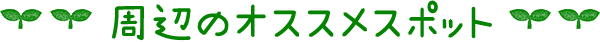 周辺のおすすめスポット